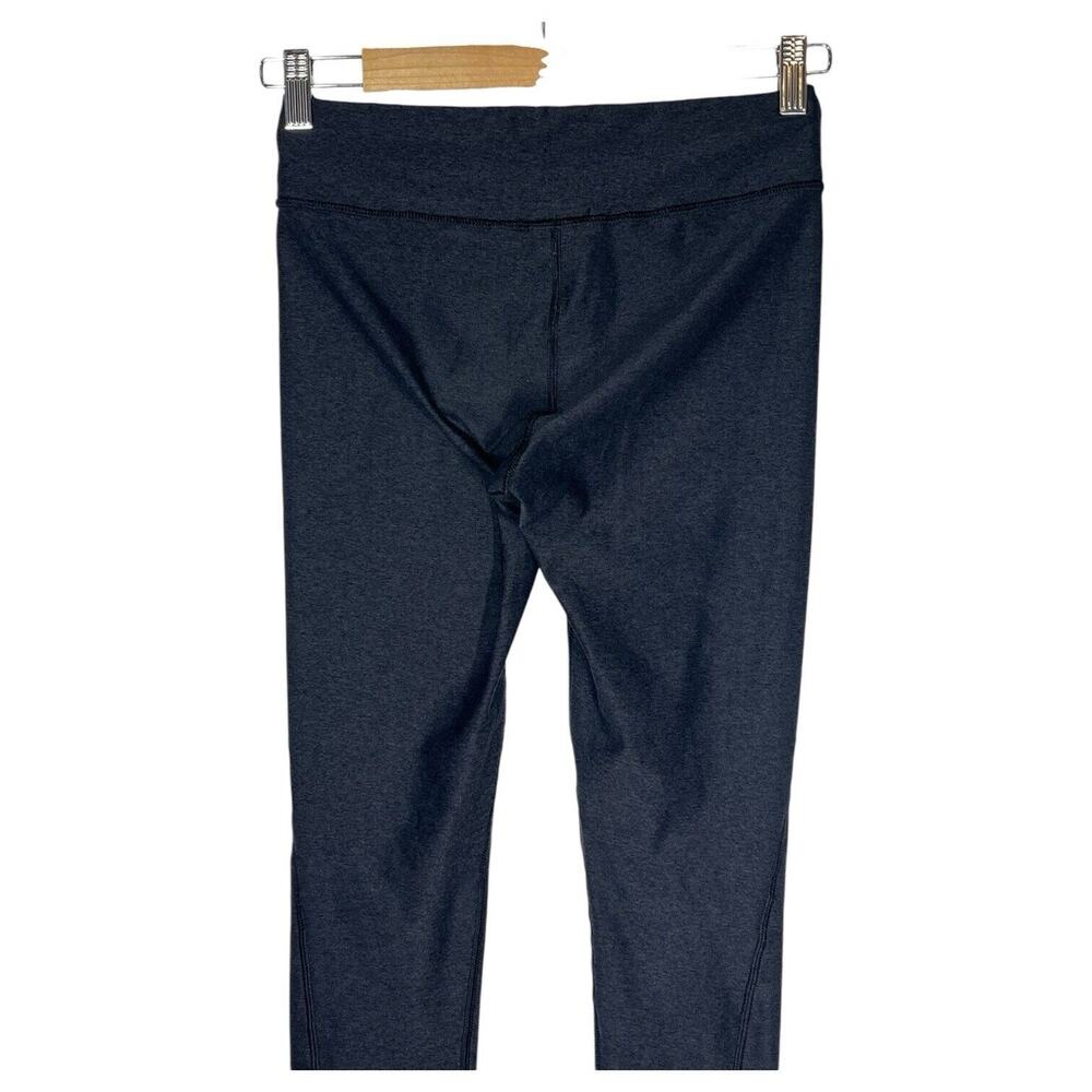 The North Face Leggings Womens S Ankle Pants Logo Stretch Pull On Yoga Gray - Picture 10 of 11